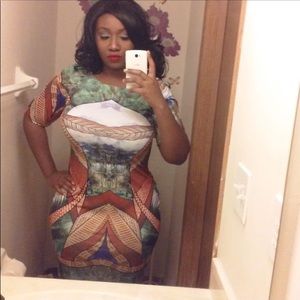 Iheartposhshop body con dress